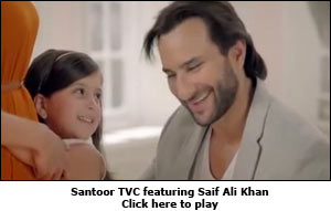 Santoor TVC featuring Saif Ali Khan