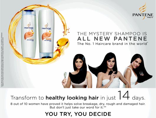dove shampoo ads